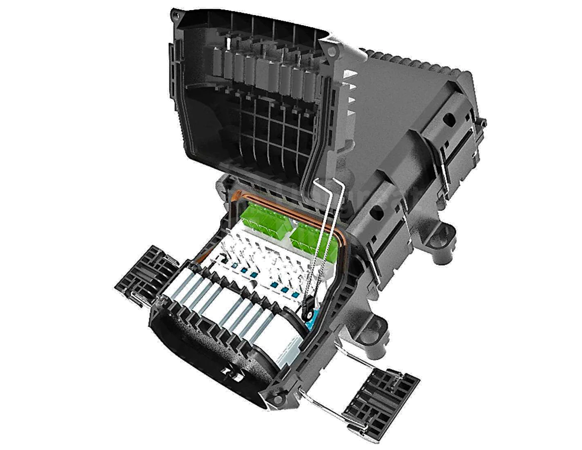 66-Cores-8-Out-Fibre-Optic-Distribution-Box 66-Cores-8-Out-Fibre-Optic-Distribution-Box